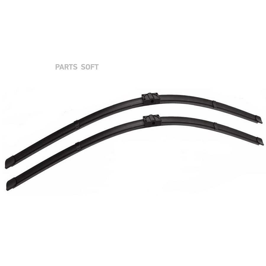 Щетка стеклоочистителя бескаркасная (530/480 мм) "AVS" Extra Line (VW Golf IV/MAZDA 3) (2 шт.) - AVS None None